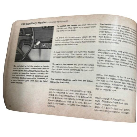1972 Volkswagen VW Beetle Bug Sedan Convertible Owners Maintenance Manual READ - Picture 10 of 15